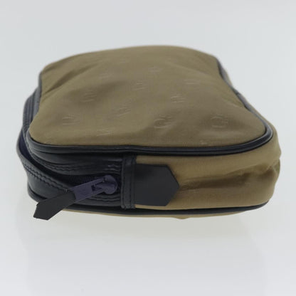 Christian Dior Pouch Leather Beige Nylon Clutche & Pouche Bag ()