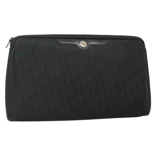 Christian Dior Trotter Pouch Diorissimo Canvas Black Canvas Clutche & Pouche Bag ()