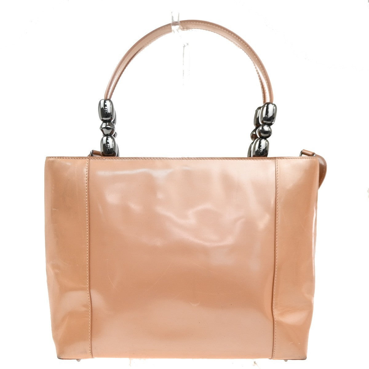 Christian Dior Malice Handbag Patent Leather Pink Patent_Leather Shoulder Bag Bag ()