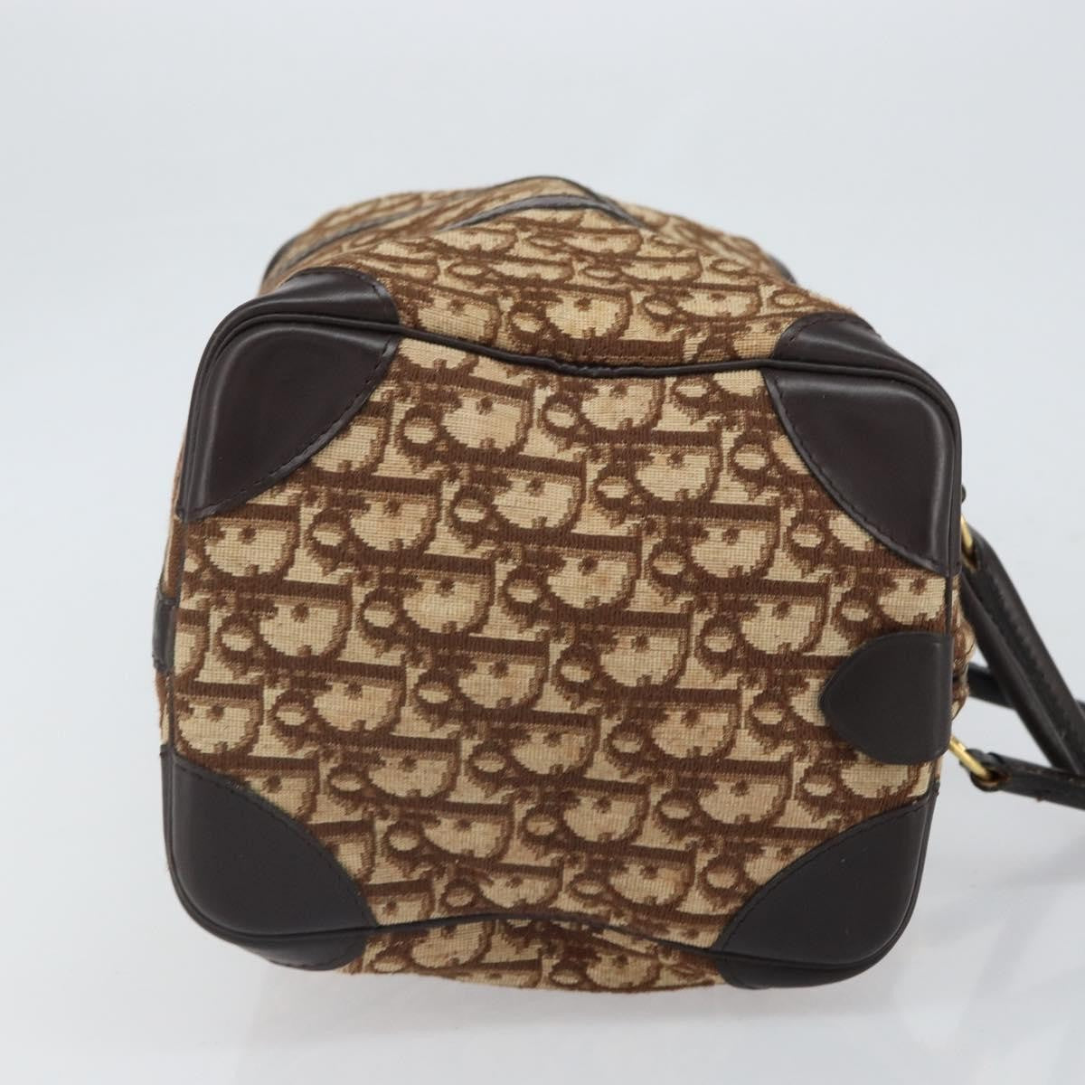 Christian Dior Vintage Trotter Boston Bag Diorissimo Canvas Beige Canvas Travel Bag Bag ()