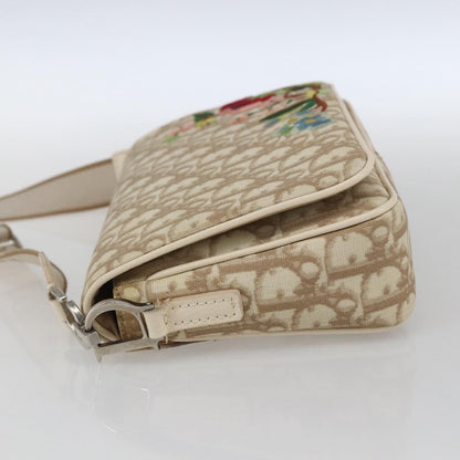 Christian Dior Trotter Shoulder Bag Canvas Beige Canvas Shoulder Bag Bag ()