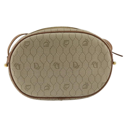 Christian Dior Vintage Honeycomb Shoulder Bag Canvas Beige Canvas Shoulder Bag Bag ()