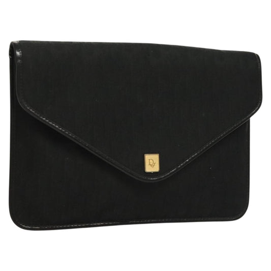 Christian Dior Vintage Trotter Pouch Diorissimo Canvas Black Canvas Clutche & Pouche Bag ()
