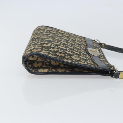 Christian Dior Vintage Trotter Shoulder Bag Canvas Navy Canvas Shoulder Bag Bag ()