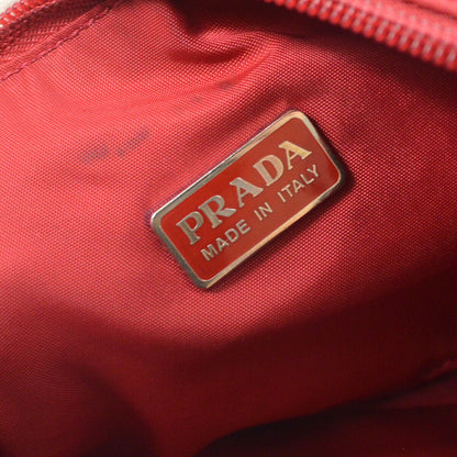 PRADA 28 Red Nylon Hobo Bag GS02301k