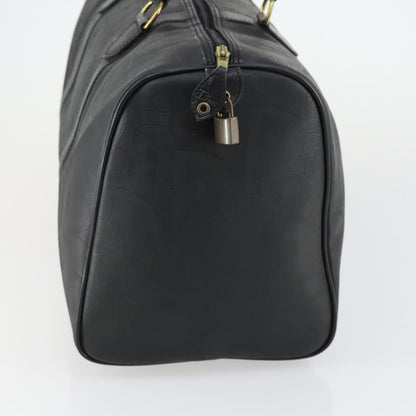 Christian Dior Vintage Trotter Boston Bag Pvc Black Pvc Travel Bag Bag ()