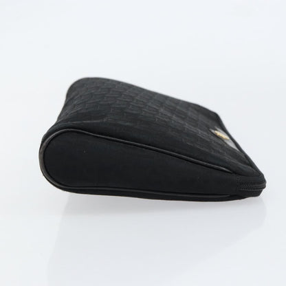Christian Dior Trotter Pouch Diorissimo Canvas Black Canvas Clutche & Pouche Bag ()