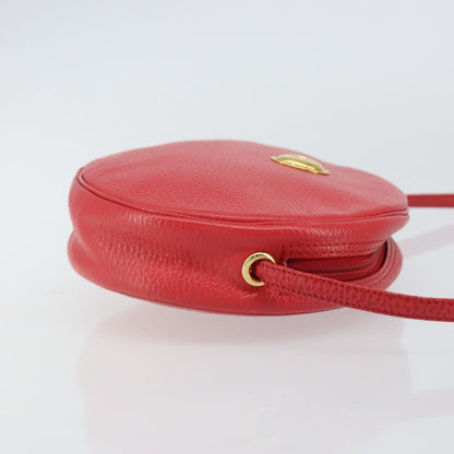 Christian Dior Vintage Shoulder Bag Leather Red Leather Shoulder Bag Bag ()