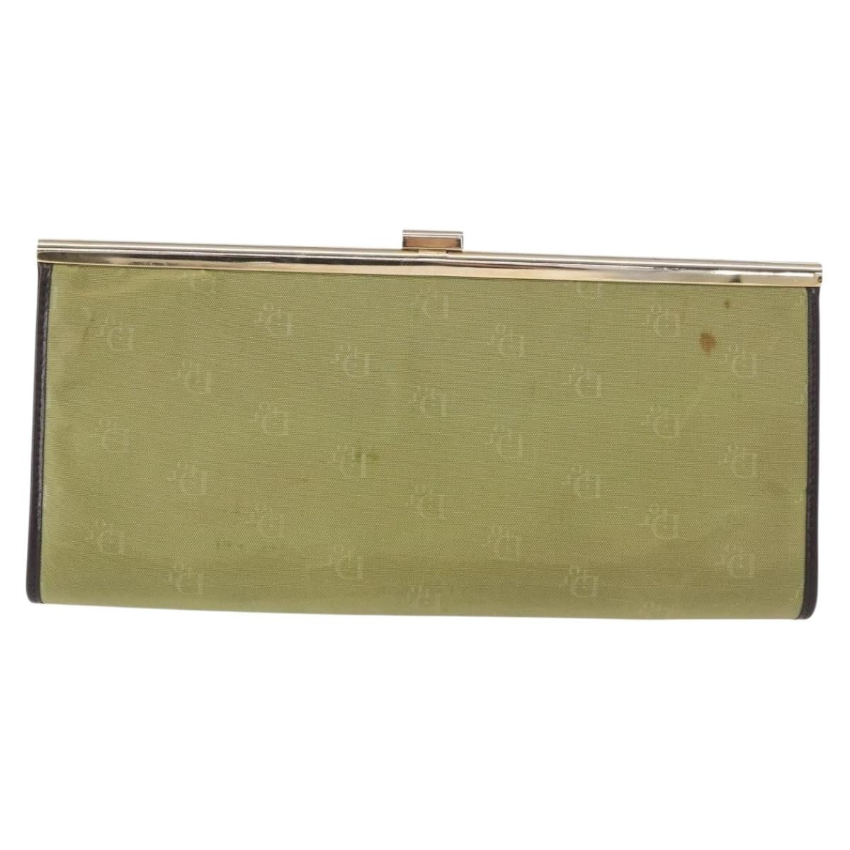 Christian Dior Trotter Pouch Canvas Green Canvas Clutche & Pouche Bag ()