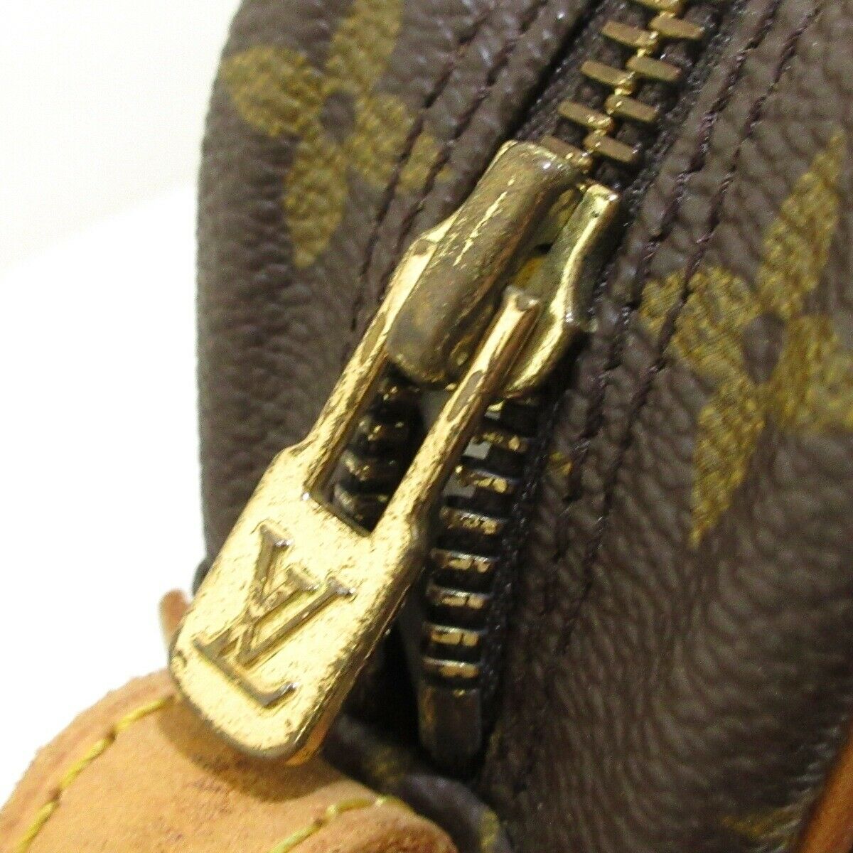 Louis-Vuitton Monogram Jeune Fille Coated Canvas Brown GHW