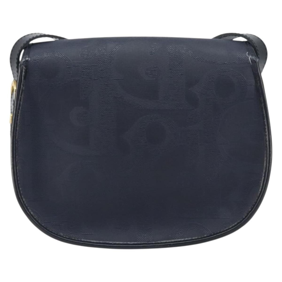Christian Dior Trotter Shoulder Bag Canvas Navy Canvas Shoulder Bag Bag ()