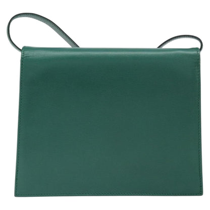 Christian Dior Vintage Shoulder Bag Leather Green Leather Shoulder Bag Bag ()