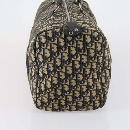 Christian Dior Vintage Trotter Boston Bag Diorissimo Canvas Navy Canvas Travel Bag Bag ()