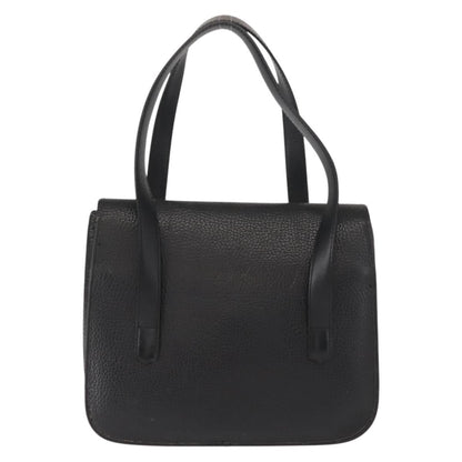 Christian Dior Vintage Cd Handbag Leather Black Leather Handbag ()