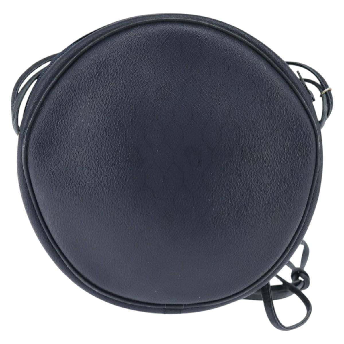 Christian Dior Vintage Honeycomb Shoulder Bag Canvas And Leather Navy Pvc Shoulder Bag Bag ()