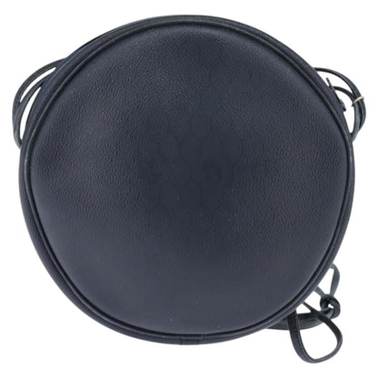 Christian Dior Vintage Honeycomb Shoulder Bag Canvas And Leather Navy Pvc Shoulder Bag Bag ()