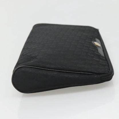 Christian Dior Trotter Pouch Diorissimo Canvas Black Canvas Clutche & Pouche Bag ()