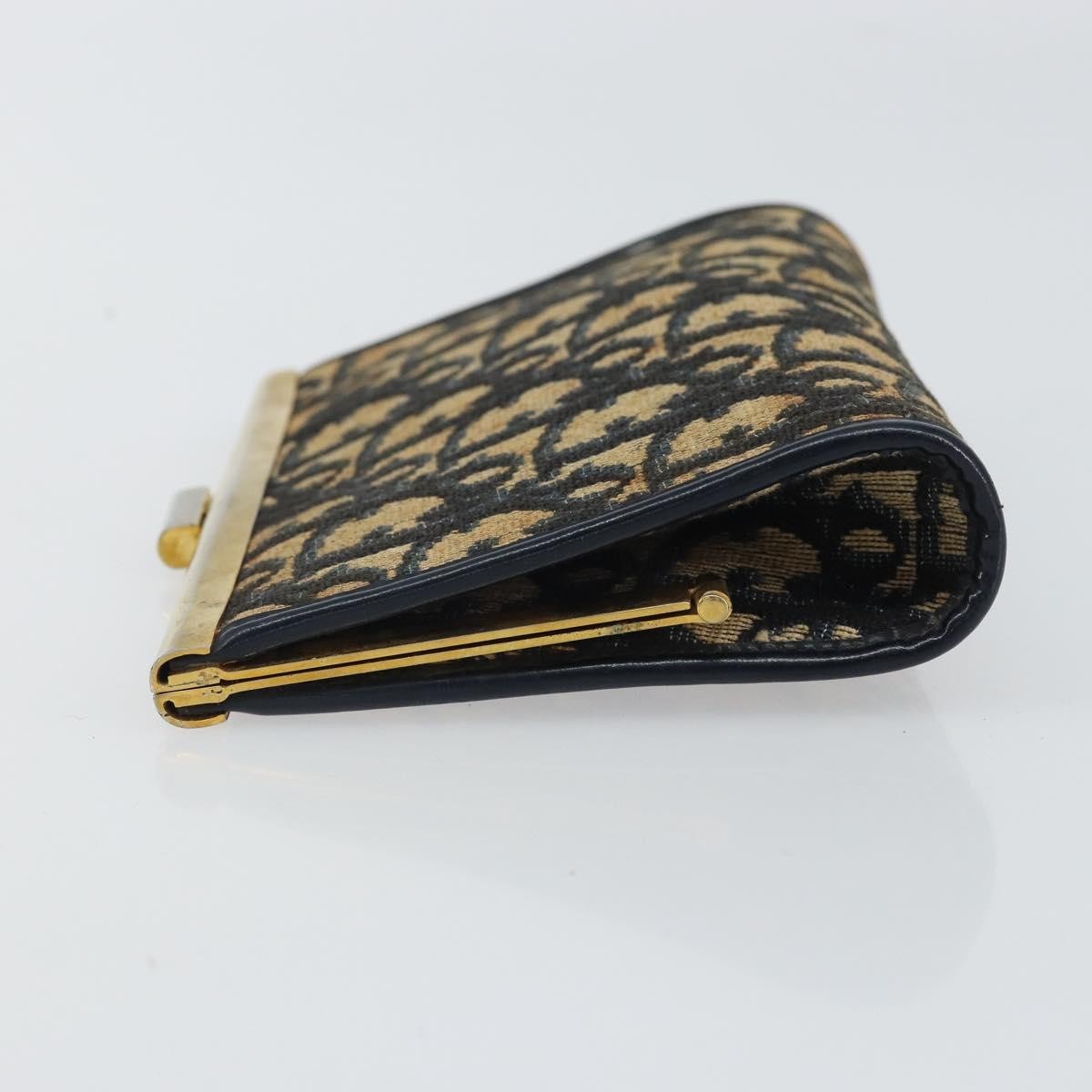 Christian Dior Vintage Frame Clutch Diorissimo Canvas Navy Canvas Clutche & Pouche Bag ()