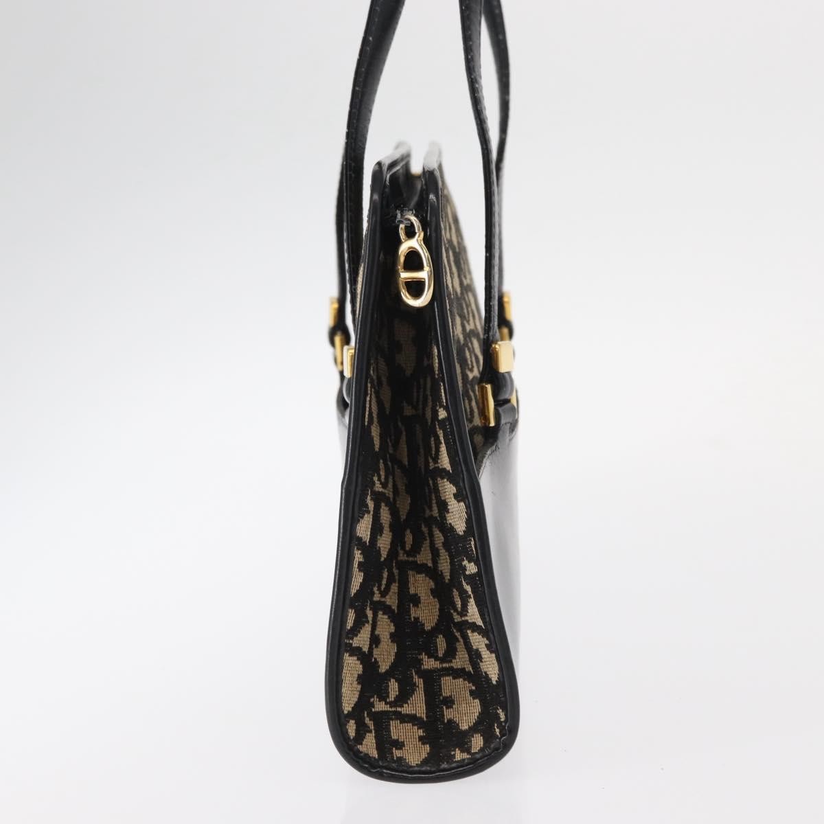 Christian Dior Trotter Shoulder Bag Canvas Black Canvas Shoulder Bag Bag ()