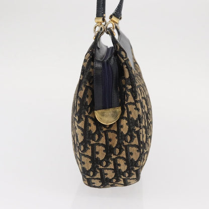 Christian Dior Vintage Trotter Shoulder Bag Canvas Navy Canvas Shoulder Bag Bag ()