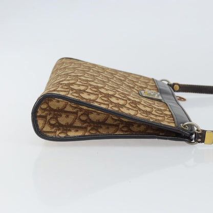 Christian Dior Vintage Trotter Shoulder Bag Canvas Brown Canvas Shoulder Bag Bag ()