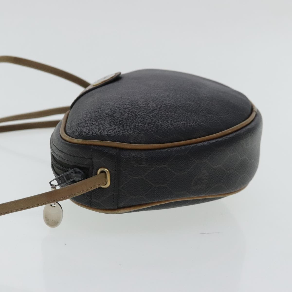 Christian Dior Vintage Honeycomb Shoulder Bag Canvas Black Canvas Bag ()