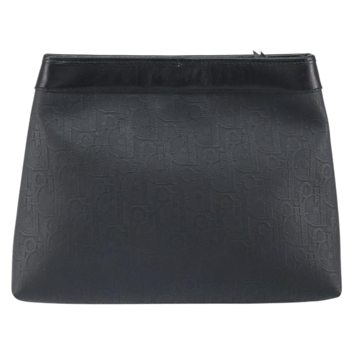Christian Dior Trotter Pouch Canvas Black Canvas Clutche & Pouche Bag ()
