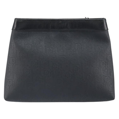 Christian Dior Trotter Pouch Canvas Black Canvas Clutche & Pouche Bag ()