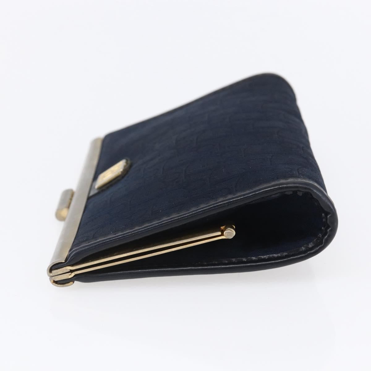 Christian Dior Vintage Trotter Pouch Canvas Navy Canvas Clutche & Pouche Bag ()