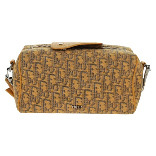 Christian Dior Lingot Bag Oblique Canvas Yellow Canvas Shoulder Bag Bag ()