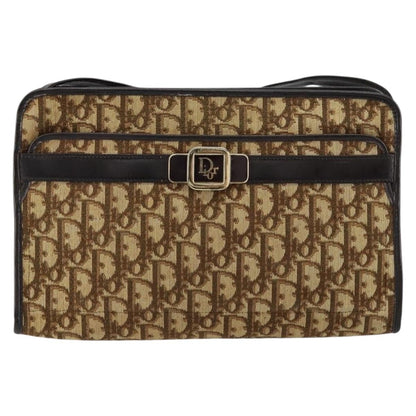 Christian Dior Trotter Shoulder Bag Canvas Beige Canvas Shoulder Bag Bag ()