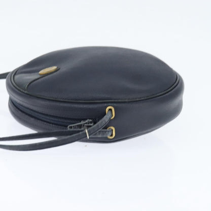 Christian Dior Vintage Honeycomb Shoulder Bag Canvas And Leather Navy Pvc Shoulder Bag Bag ()