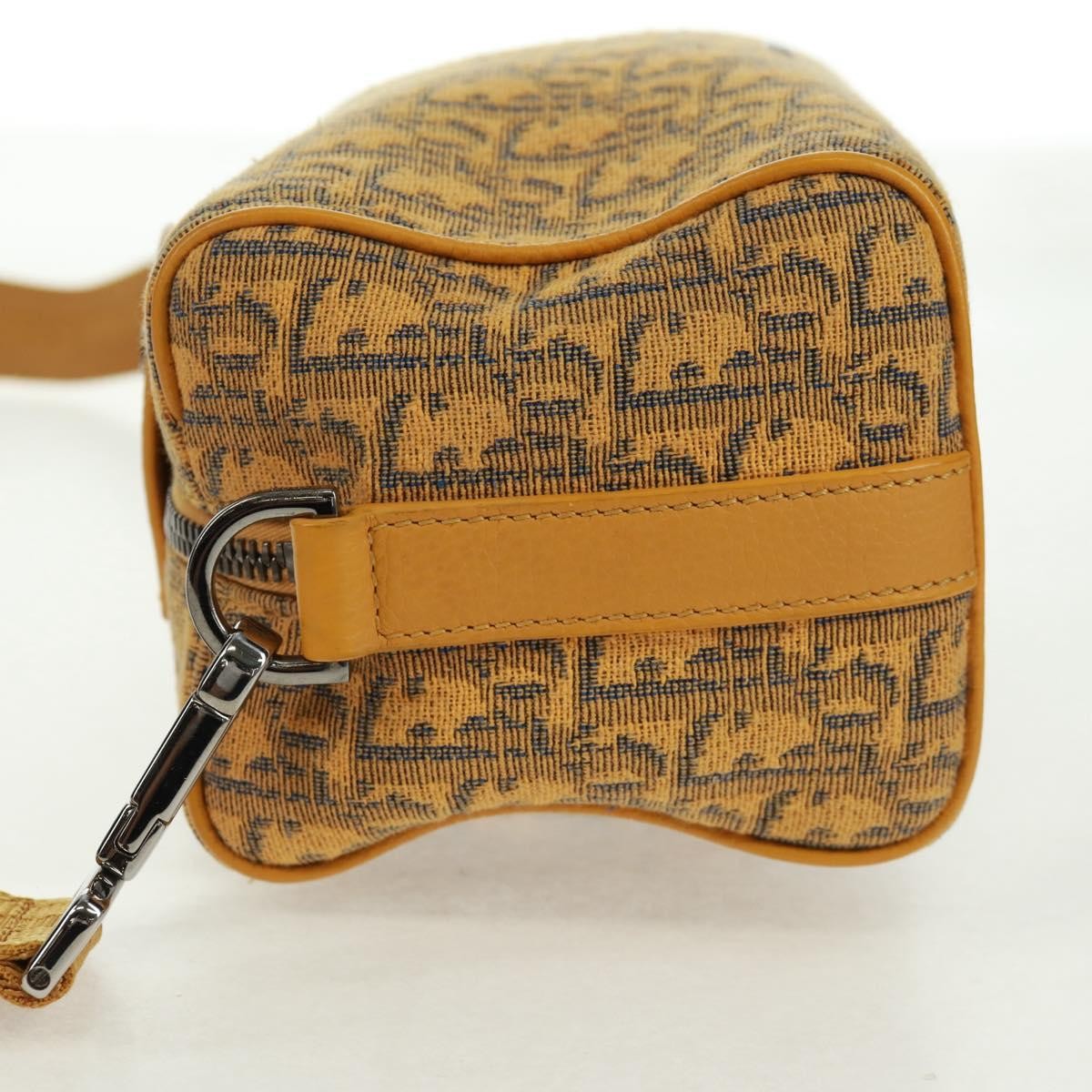 Christian Dior Lingot Bag Oblique Canvas Yellow Canvas Shoulder Bag Bag ()