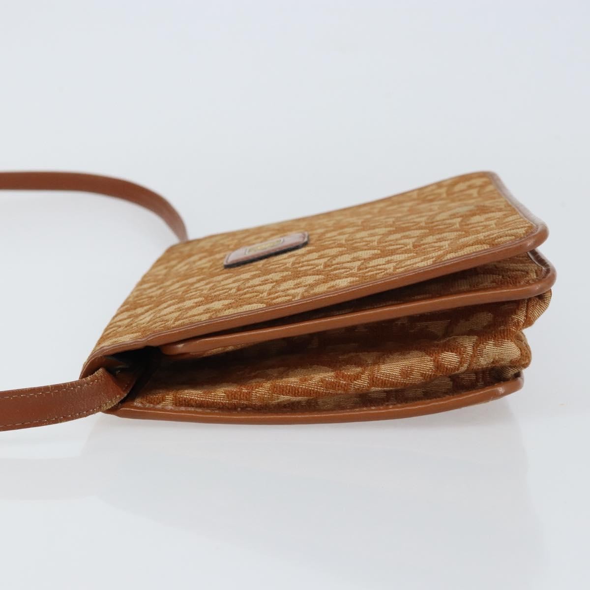 Christian Dior Vintage Trotter Shoulder Bag Canvas Brown Canvas Shoulder Bag Bag ()