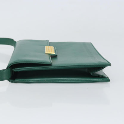 Christian Dior Vintage Shoulder Bag Leather Green Leather Shoulder Bag Bag ()