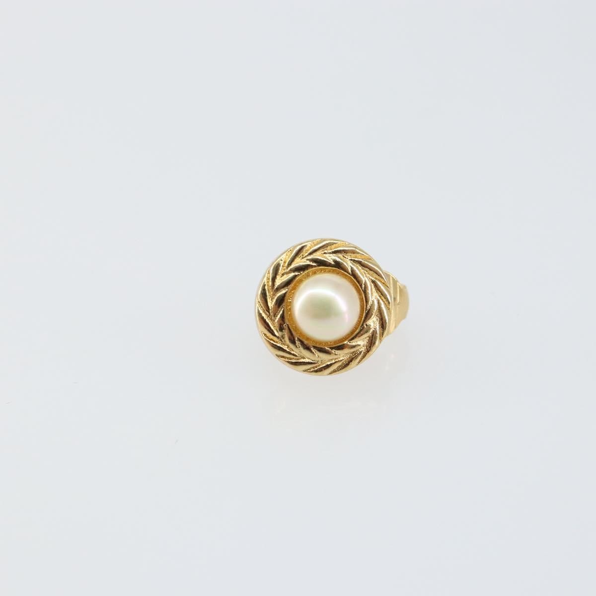 Christian Dior Vintage Clip-On Earrings Metal Gold Metal Earrings Jewelry ()