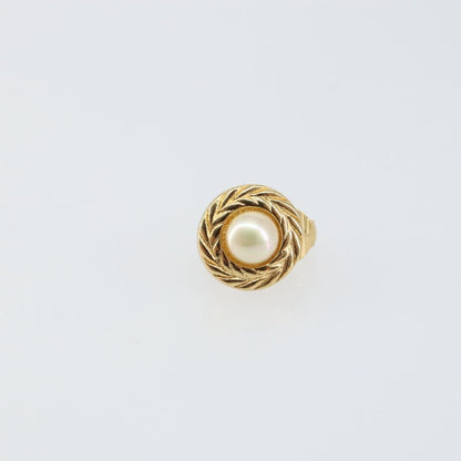 Christian Dior Vintage Clip-On Earrings Metal Gold Metal Earrings Jewelry ()