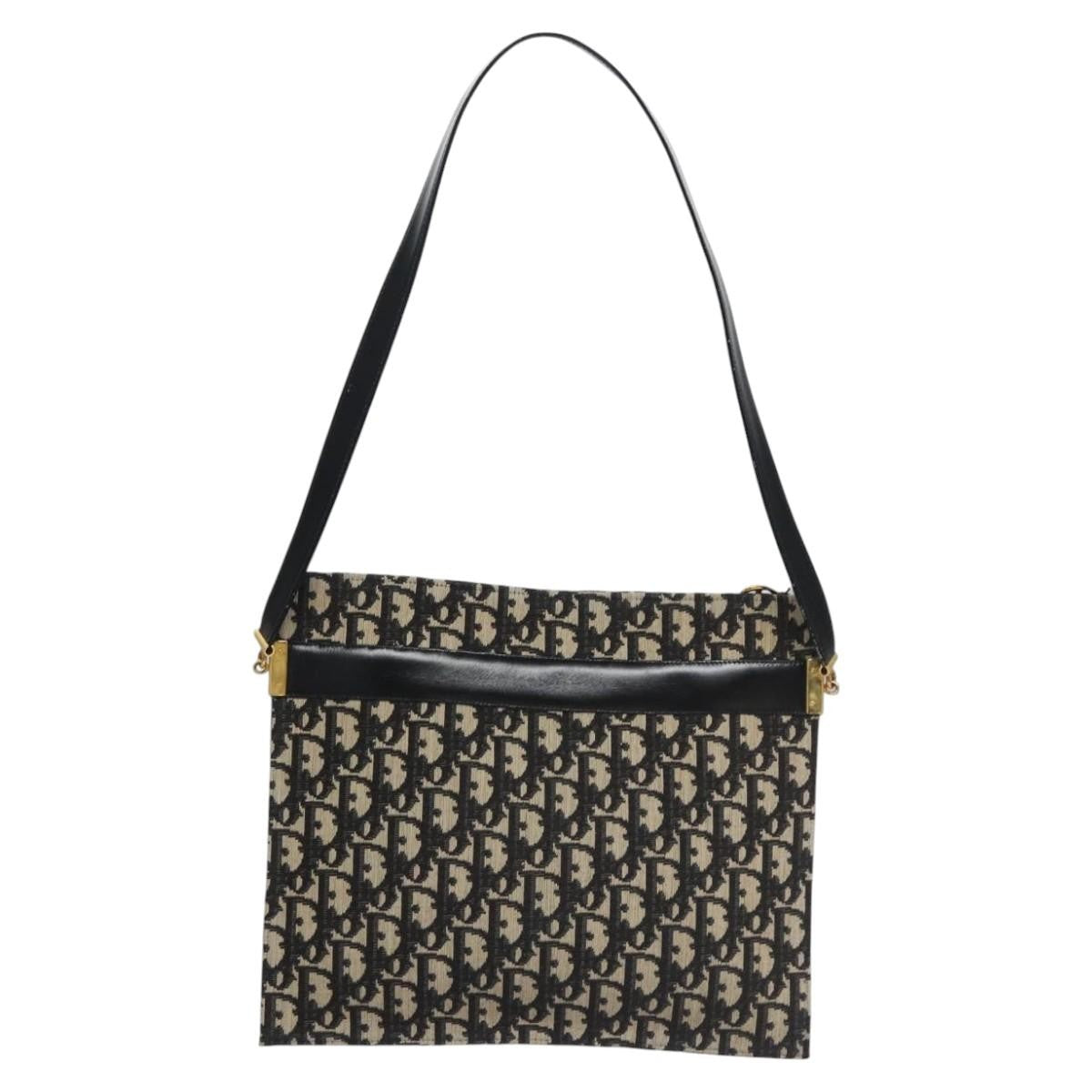 Christian Dior Trotter Shoulder Bag Canvas Navy Canvas Shoulder Bag Bag ()