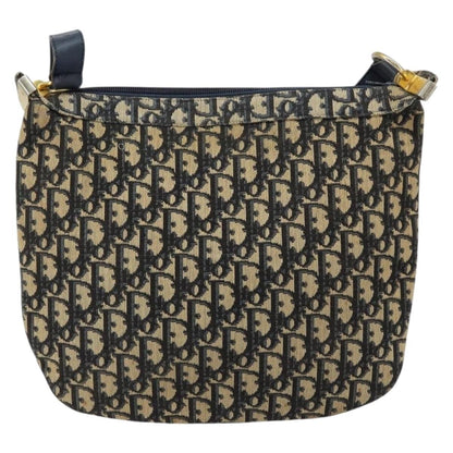 Christian Dior Vintage Trotter Shoulder Bag Canvas Navy Canvas Shoulder Bag Bag ()