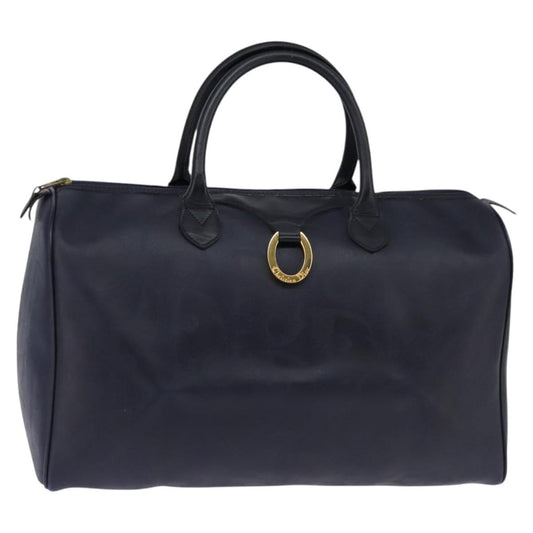 Christian Dior Lady Dior Boston Bag Canvas Navy Canvas Travel Bag Bag ()