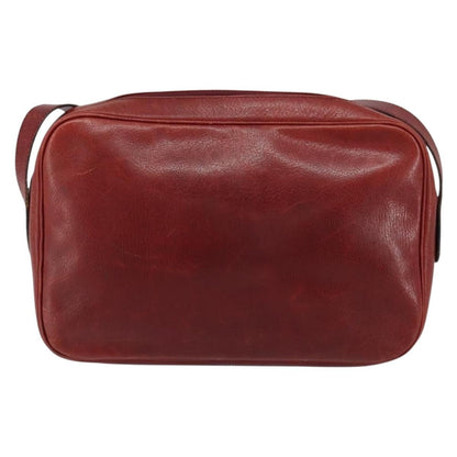 Christian Dior Vintage Shoulder Bag Leather Red Leather Shoulder Bag Bag ()