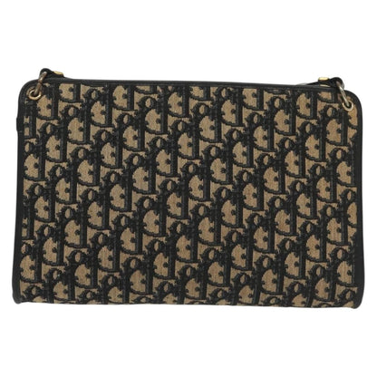 Christian Dior Vintage Trotter Shoulder Bag Canvas Navy Canvas Shoulder Bag Bag ()