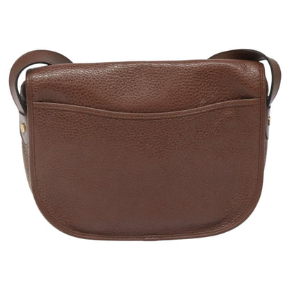 Christian Dior Vintage Shoulder Bag Leather Brown Leather Shoulder Bag Bag ()