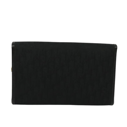 Christian Dior Vintage Trotter Crossbody Bag Canvas Black Canvas Shoulder Bag Bag ()