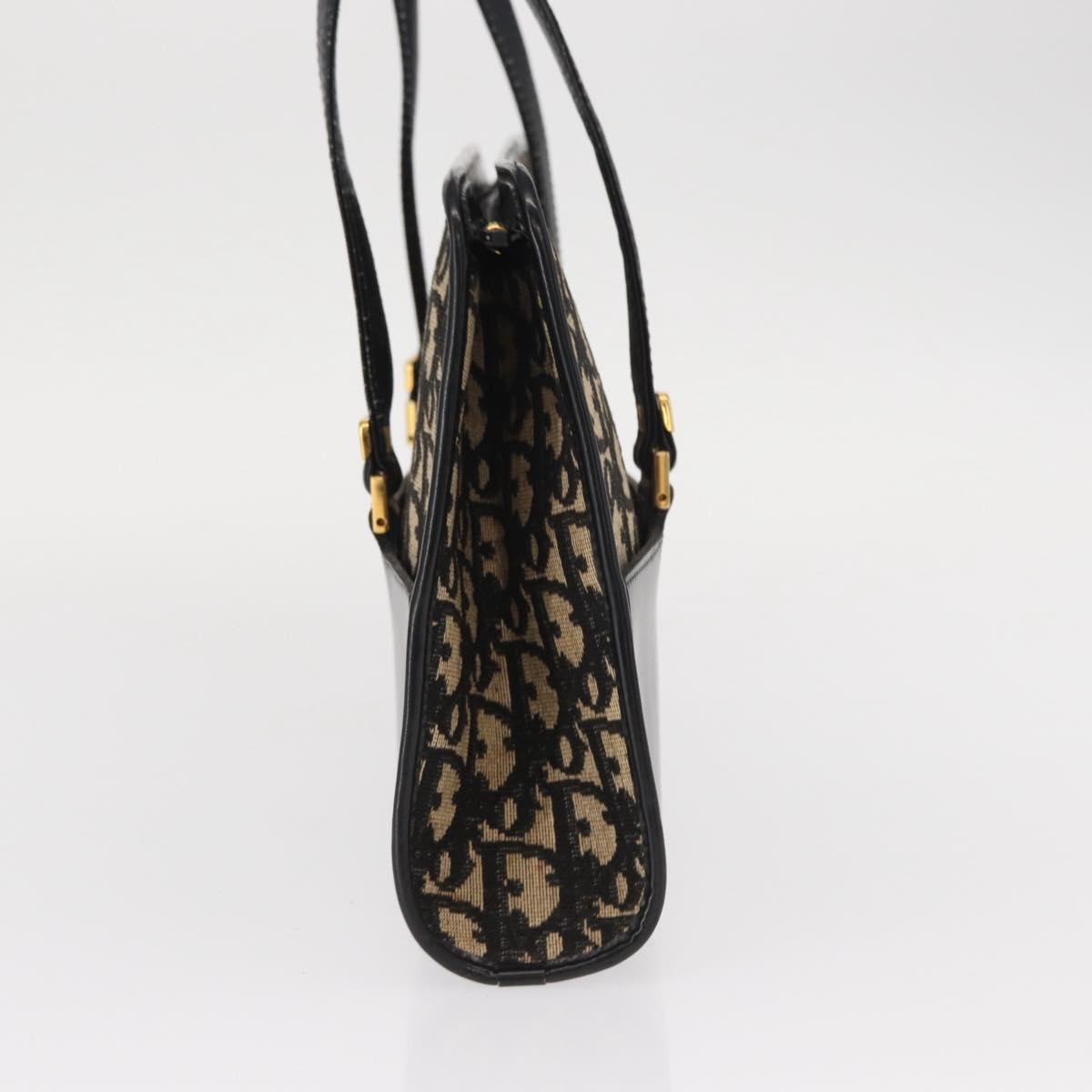 Christian Dior Trotter Shoulder Bag Canvas Black Canvas Shoulder Bag Bag ()