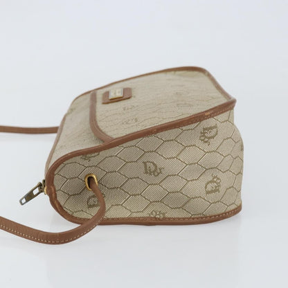 Christian Dior Vintage Honeycomb Shoulder Bag Canvas Beige Canvas Shoulder Bag Bag ()