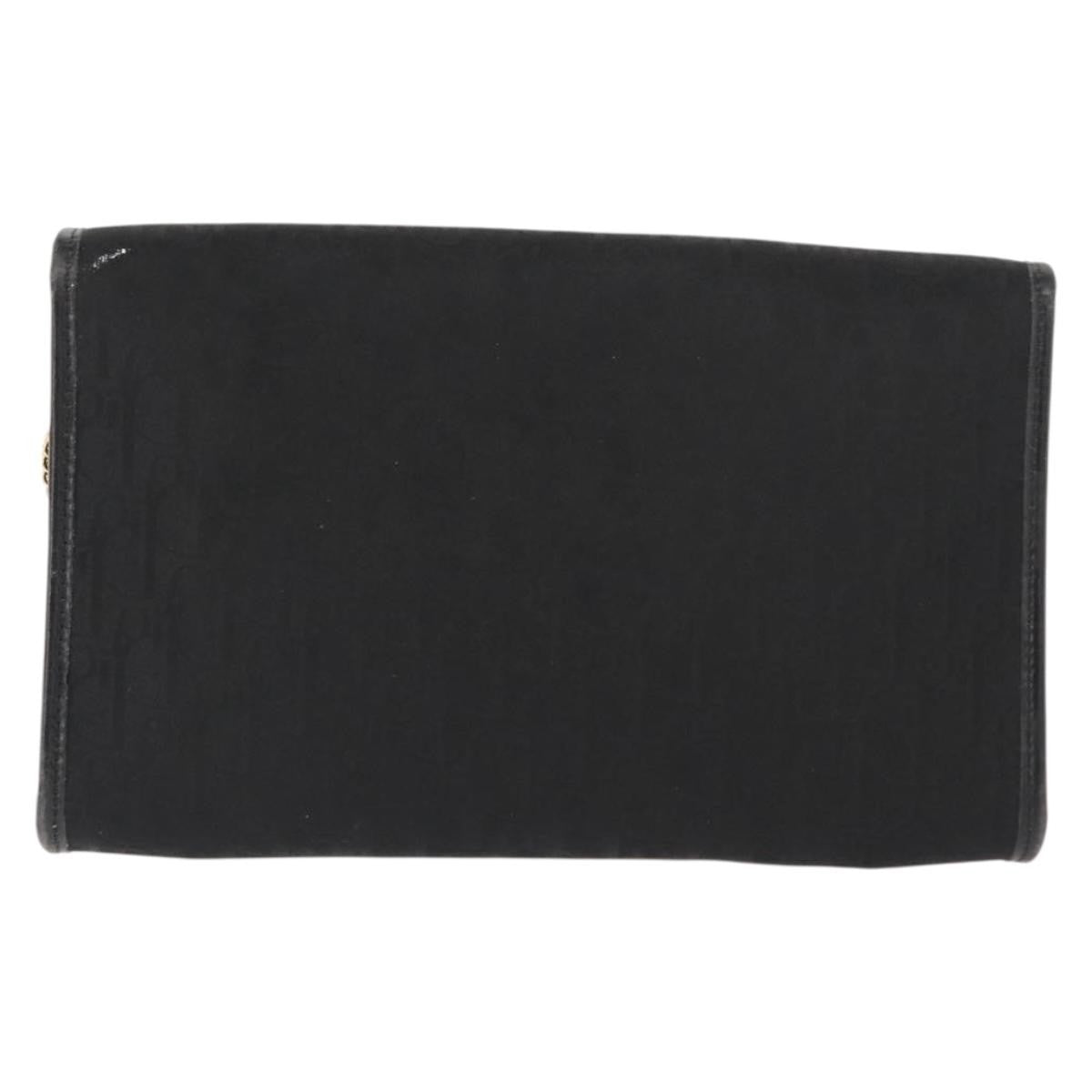 Christian Dior Trotter Shoulder Bag Canvas Black Canvas Shoulder Bag Bag ()