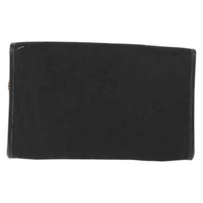 Christian Dior Trotter Shoulder Bag Canvas Black Canvas Shoulder Bag Bag ()
