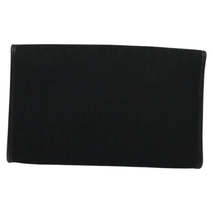 Christian Dior Vintage Trotter Flap Crossbody Bag Canvas Black Canvas Shoulder Bag Bag ()