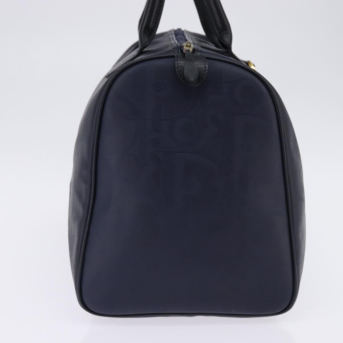 Christian Dior Lady Dior Boston Bag Canvas Navy Canvas Travel Bag Bag ()